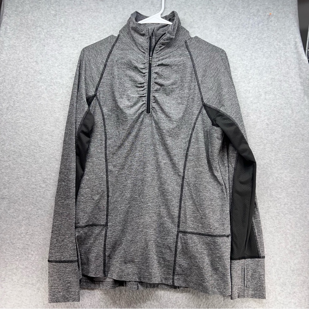 Champion Gray and Black Women's Sweatshirt
